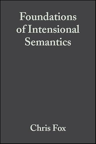 9780631233763: Foundations of Intensional Semantics