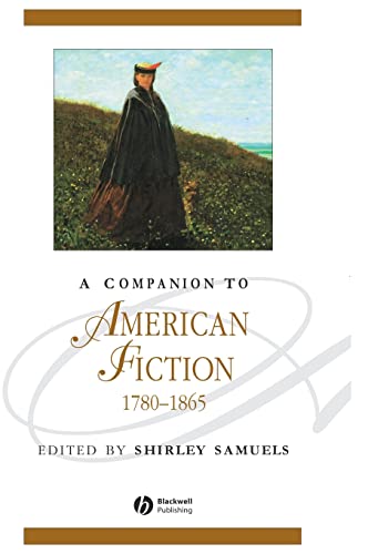 Stock image for A Companion to American Fiction 1780-1865 for sale by Anybook.com