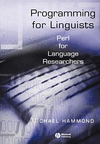 9780631234340: Programming for Linquists: Perl for Language Researchers