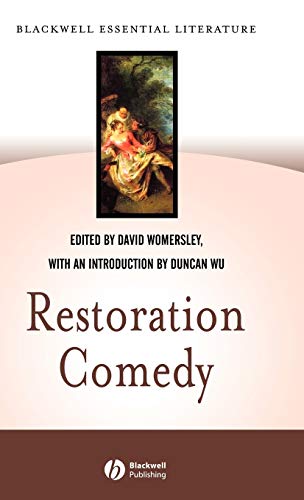 9780631234715: Restoration Comedy: 7 (Blackwell Essential Literature)