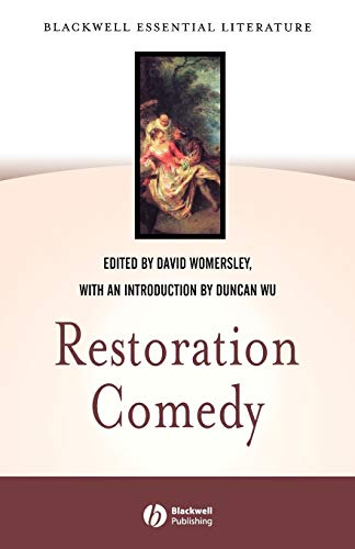 Beispielbild fr Restoration Comedy P (Blackwell Essential Literature) zum Verkauf von WorldofBooks