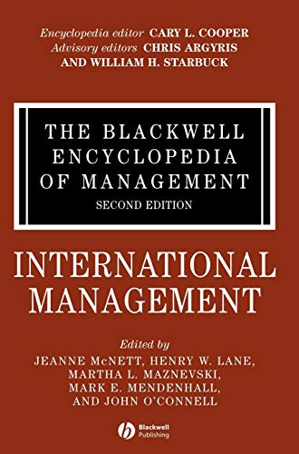 Imagen de archivo de The Blackwell Encyclopedia of Management. International Management a la venta por Blackwell's