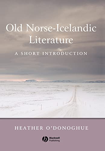 9780631236252: Old Norse-Icelandic Literature: A Short Introduction