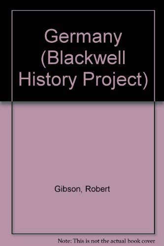 Imagen de archivo de Germany (Blackwell History Project) a la venta por WorldofBooks