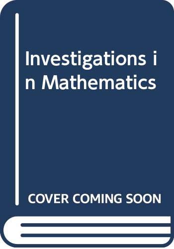 9780631909804: Investigations in Mathematics