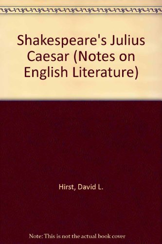 Beispielbild fr Shakespeare's "Julius Caesar" (Notes on English Literature) zum Verkauf von medimops