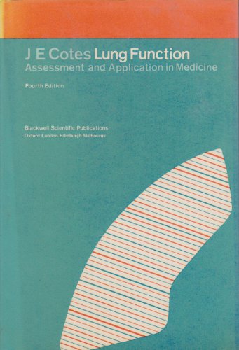Beispielbild fr Lung Function: Assessment and Application in Medicine zum Verkauf von Anybook.com