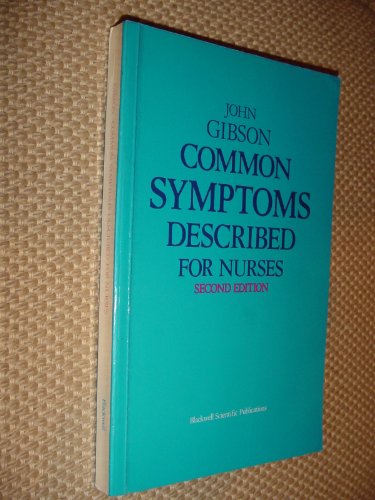 Imagen de archivo de Common Symptoms Described for Nurses a la venta por Bahamut Media