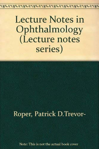 Stock image for Lecture Notes in Ophthalmology for sale by WorldofBooks