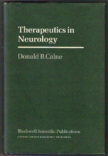 Imagen de archivo de Therapeutics in Neurology. a la venta por Alien Bindings