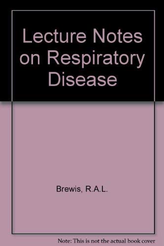 Stock image for Lecture notes on respiratory disease (Lecture notes series) for sale by HPB-Diamond