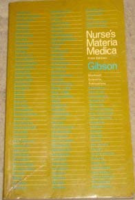 Nurse's Materia Medica (9780632006854) by GIBSON