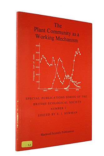 Stock image for Plant Community (Special Publication . of the British Ecological Society, No. 1.) for sale by WorldofBooks