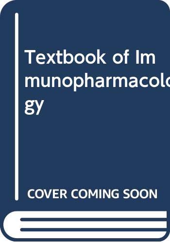 Stock image for Textbook of immunopharmacology for sale by Cotswold Internet Books