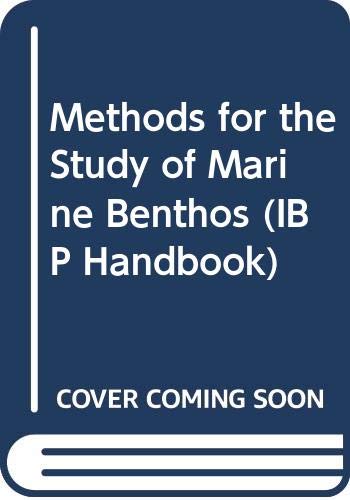 Imagen de archivo de Methods for the Study of Marine Benthos a la venta por Better World Books