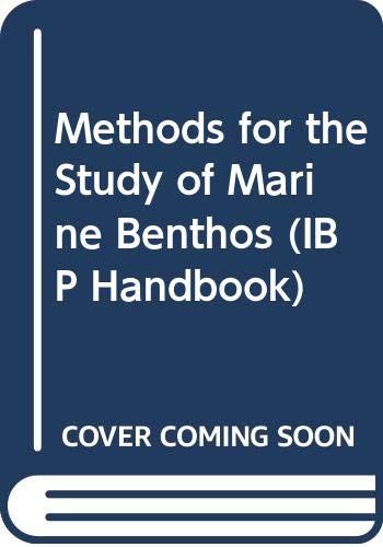 Stock image for Methods for the Study of Marine Benthos for sale by Better World Books