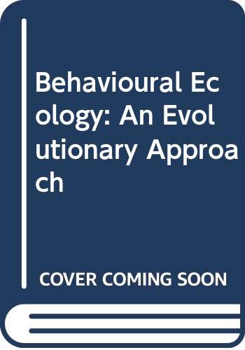 Beispielbild fr Behavioural Ecology: An Evolutionary Approach zum Verkauf von Anybook.com