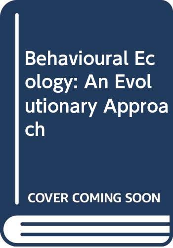 Imagen de archivo de Behavioural Ecology ~ An Evolutionary Approach {Second Edition} a la venta por HPB-Red