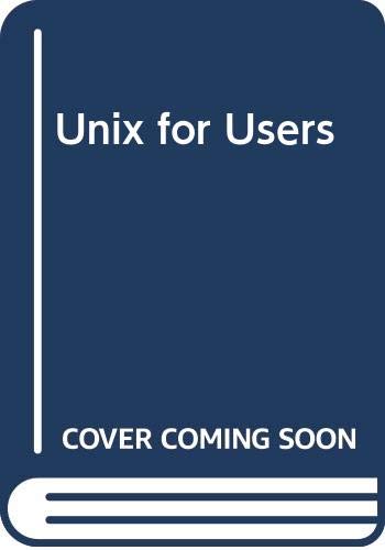 Immagine dell'editore per Unix For Users venduto da WorldofBooks
