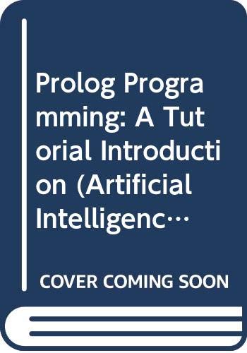 9780632012466: Prolog Programming (Artificial Intelligence Texts)