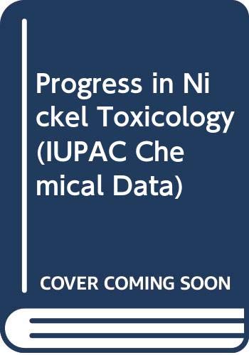 Stock image for Progress in Nickel Toxicology for sale by Monroe Street Books