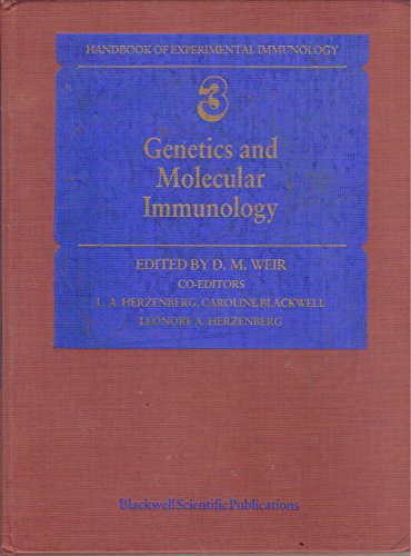 Handbook of Experimental Immunology, Volume 3: Genetics and Molecular Immunology
