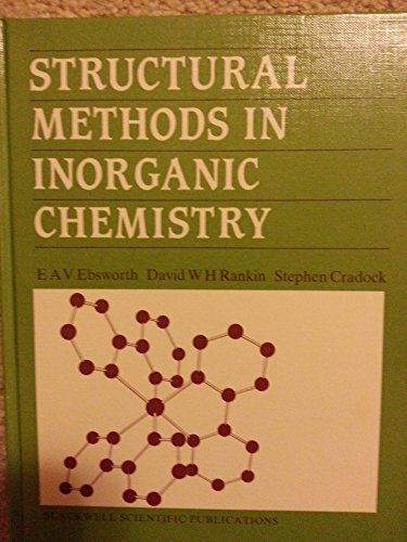 Imagen de archivo de Structural Methods in Inorganic Chemistry a la venta por Better World Books