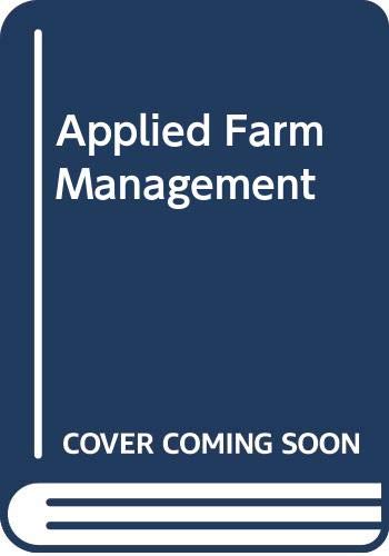 Applied Farm Management (9780632018239) by Turner, Jonathan; Taylor, Martin