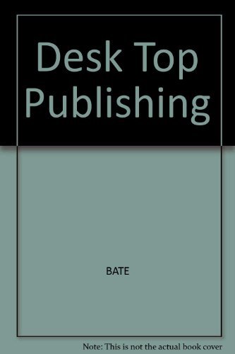 9780632018956: Desk Top Publishing