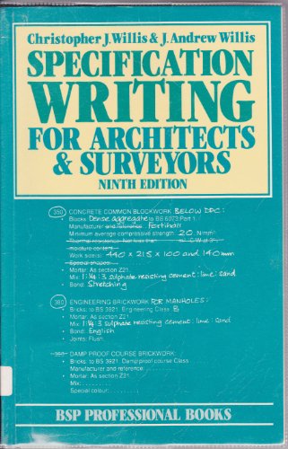 9780632019984: Specification Writing for
