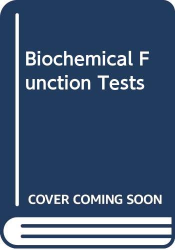 Stock image for Biochemical Function Tests for sale by Anybook.com