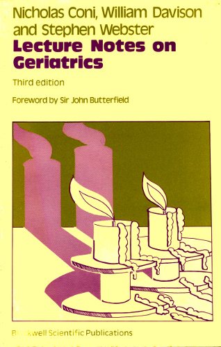 9780632020676: Lecture Notes on Geriatrics