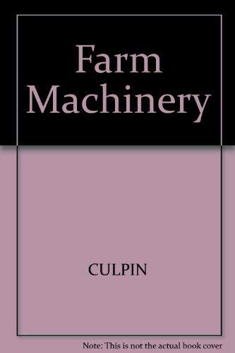 9780632021390: Farm Machinery