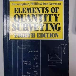 Stock image for Elements of Quantity Surveying for sale by AwesomeBooks