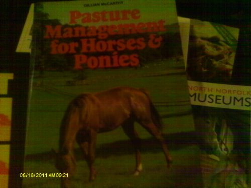 9780632022861: Pasture Mangmnt Horse/pony