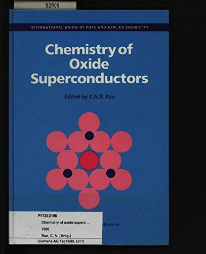 Beispielbild fr Chemistry of Oxide Superconductors zum Verkauf von Better World Books