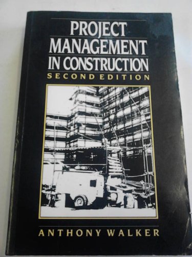 Imagen de archivo de Project Management in Construction a la venta por Anybook.com
