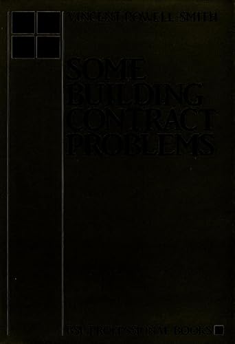 Stock image for Some Building Contract Problems for sale by AwesomeBooks