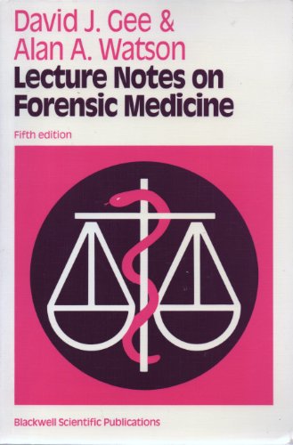 9780632025954: Lecture Notes on Forensic Medicine