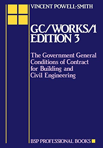 Beispielbild fr GC/Works/1 - Edition 3: Government General Conditions of Contract for Building and Civil Engineering zum Verkauf von AwesomeBooks