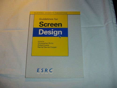 Stock image for Guidelines for Screen Design for sale by medimops