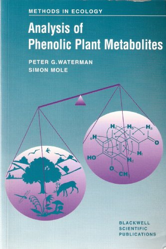 Imagen de archivo de Analysis of Phenolic Plant Metabolites (Ecological Methods and Concepts) a la venta por Benjamin Books