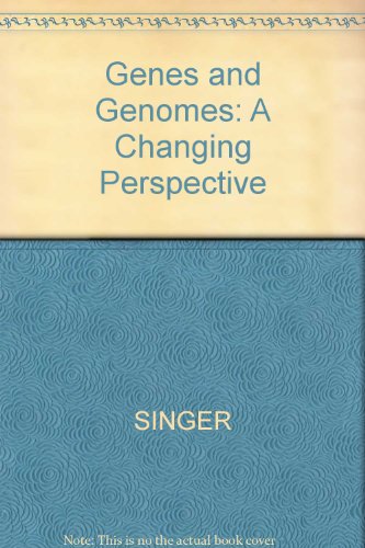 Imagen de archivo de Genes and Genomes: A Changing Perspective a la venta por Anybook.com