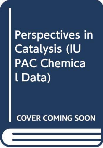 Beispielbild fr Perspectives in Catalysis. zum Verkauf von Zubal-Books, Since 1961