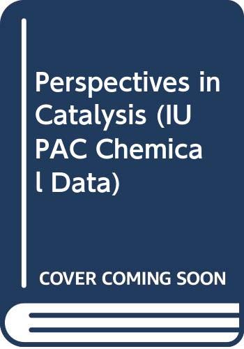 Stock image for Perspectives in Catalysis (Chemistry for the 21st Century) for sale by Buchpark