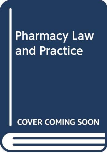 Stock image for Pharmacy Law and Practice for sale by dsmbooks