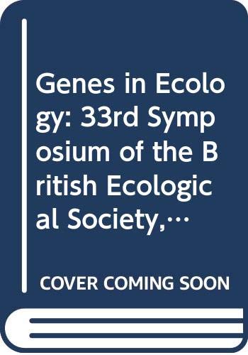 Beispielbild fr Genes in Ecology zum Verkauf von Better World Books Ltd