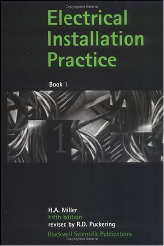 9780632035243: Electrical Installation Practice: Book 1: Bk. 1