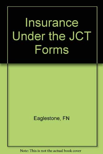 Stock image for Insurance under the JCT Forms for sale by Reuseabook