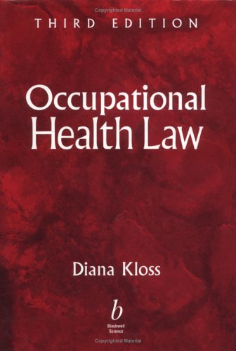 Stock image for Occupational Health Law for sale by Better World Books Ltd
